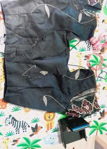 Heavy Border Georgette Saree With Blouse