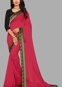 Elegant Pink Saree