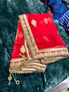 Red And Golden Lehenga❤️