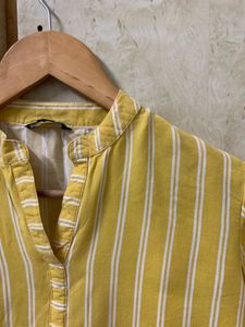Yellow Striped Top