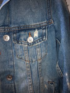 Ripped Denim Jacket