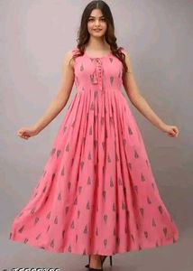 Sleeveless Best Kurti Gown