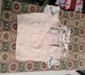 Party Wear Lehnga Light Pink