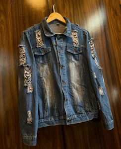 Distressed Denim Jacket