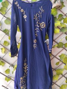Elegant Embroidered Kurta and sharara Set