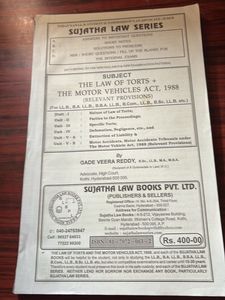 Law of Torts & Motor Vehicles Act