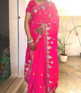 Pure Silk Saree Ke Sath Free Sare