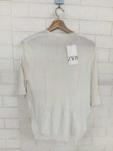 Elegant White Open Shirt