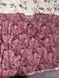 Floral Print Top with Tassels