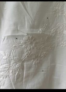 Fabindia Elegant White Kurta Never Used