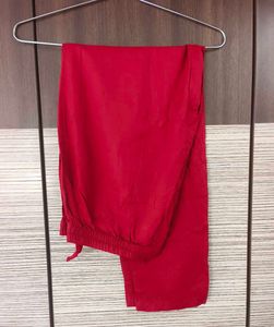 Aachho Maroon Angrakha Suit Set XL