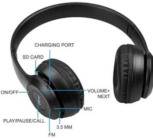 P47 Wireless Headphones — Red (Sealed Pack)