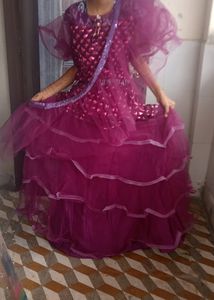A Purple Lehenga