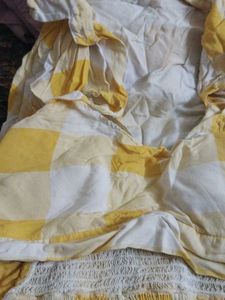 Yellow Checkered Bra