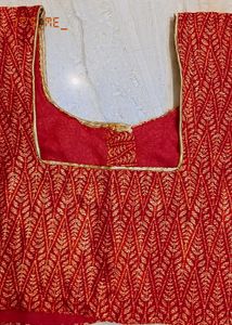 Blouse Light Orange (Chest 38inch, Kamar 30,)