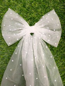 White Pearl Butterfly Bow