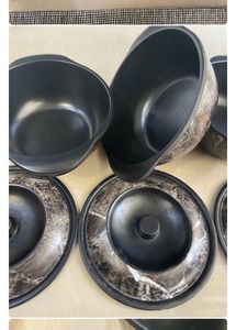 Black Marble Serving Bowls