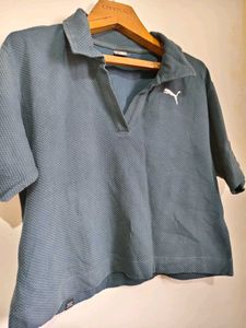 Large/ XL Puma Dark Green Top