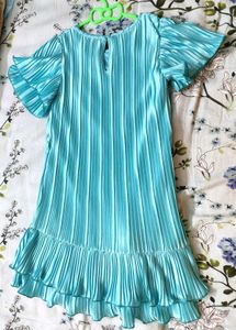 Girls Flared Sleeve Dress