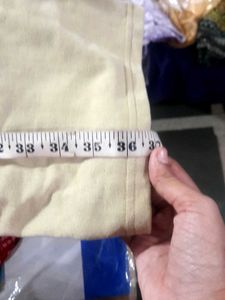 Nude Color Cargo Trousers For Women
