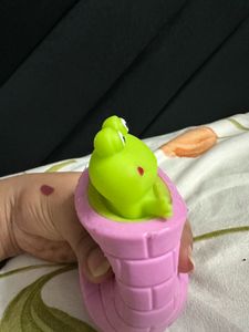 Cute Frog in a Pop-Up chimney toy