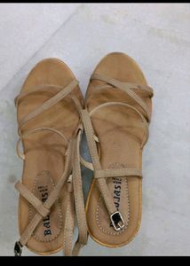 Nude Wedges Like New