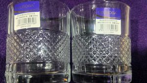 💥Brand New Crystal Whiskey Glasses Set of 2