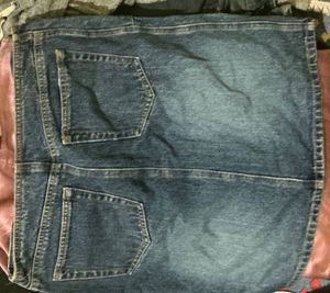 Vintage Denim Mini Skirt
