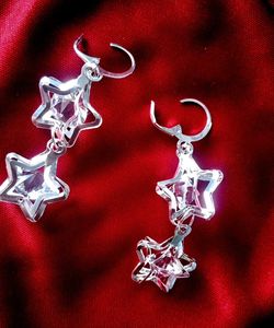 Silver Star ⭐ Diamond 💎 Earings 👂🏻