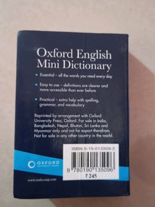 Oxford English Mini Dictionary