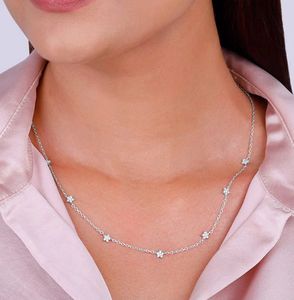 Giva 92.5 Silver Star Constellation Necklace
