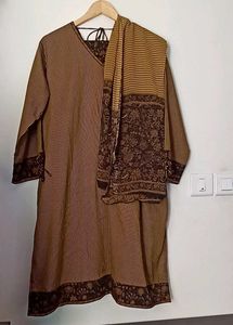 V Neck Kurti Set (Women)