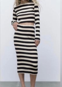 ⭐️ZARA⭐️ Striped Skirt