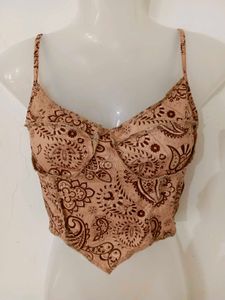 Paisley Corset Top