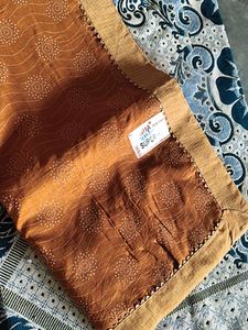 Elegant golden Saree