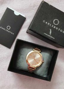 Carlington Rose Gold Watch