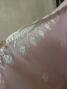 Pink Embroidered Kurta Set