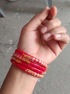 Red & Gold Bangles