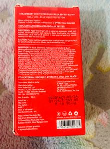 Dot Key Sunscreen Spf Pa Strawberry Dew Tinted .