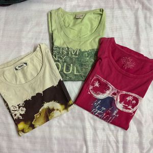 Combo Of 3 Girly Tops