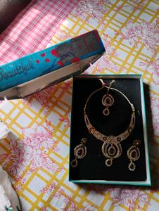 American Diamond Jewellery Set