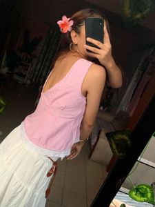 Pink Strip Slip