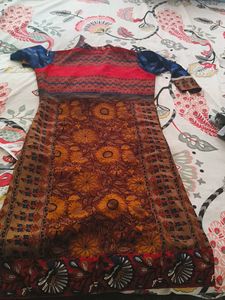 Floral Print Kurta