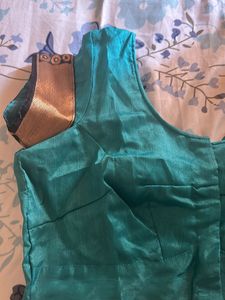 Front Open Sea Green Blous