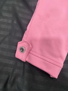 Cute Floral Top &amp; Pink Pants Set