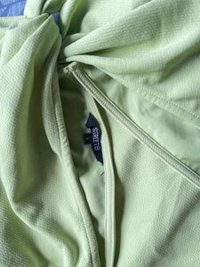 Lime Green Ruched Bodycon Dress