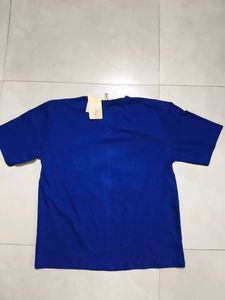 Blue Graphic Print Tee