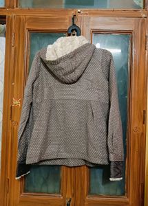 🇳🇿💫💗Cute Brown Buttoned Hooded Coat