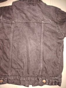 gray denim jacket for women