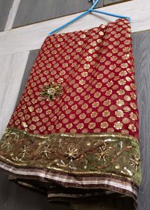 New Heavy Work Saree With Blouse